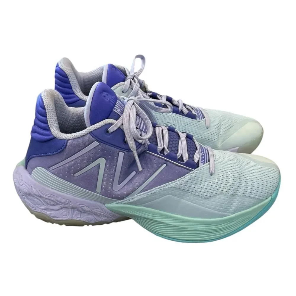 New Balance Two Wxy V4 Make it Rain Blue Basketball Shoes BB2WYBB4 Men Size 8.5